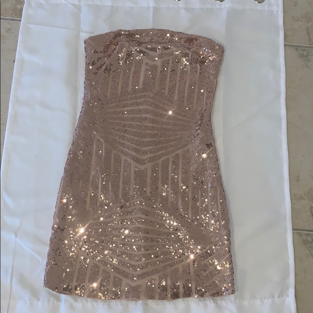 A short dress from fashion nova